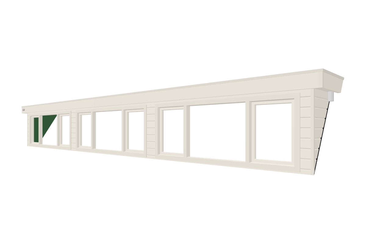 Online dakkapel ontwerpen van 9 meter wit